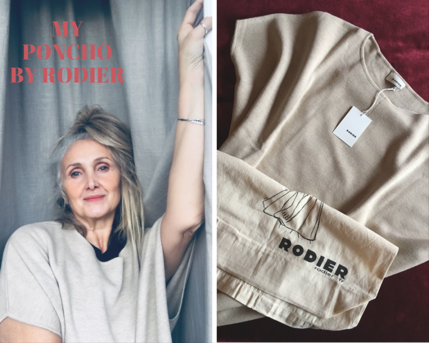 Addict du poncho, voilà comment j’assure en Rodier maison de maille